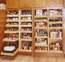 Custom Rolling Shelves and Drawers